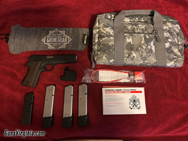 Springfield 1911 Mil-Spec 45 ACP Parkerized